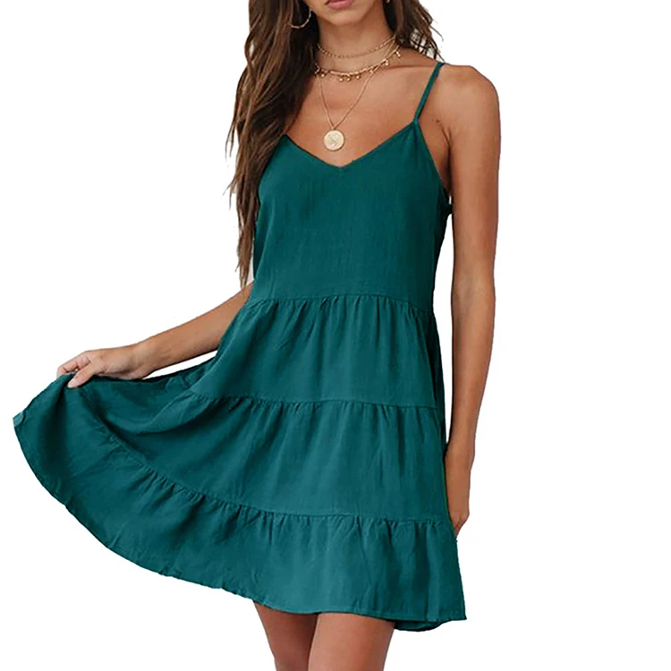 New Fashion Open Back Blackish Green Sling Sexy Mini Dress Patchwork Women Summer, Green pink
New Fashion Open Back Blackish Green Sling Sexy Mini Dress Patchwork Women Summer, Green pink
