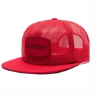 Plain Washed all Mesh Trucker Baseball Caps Hats