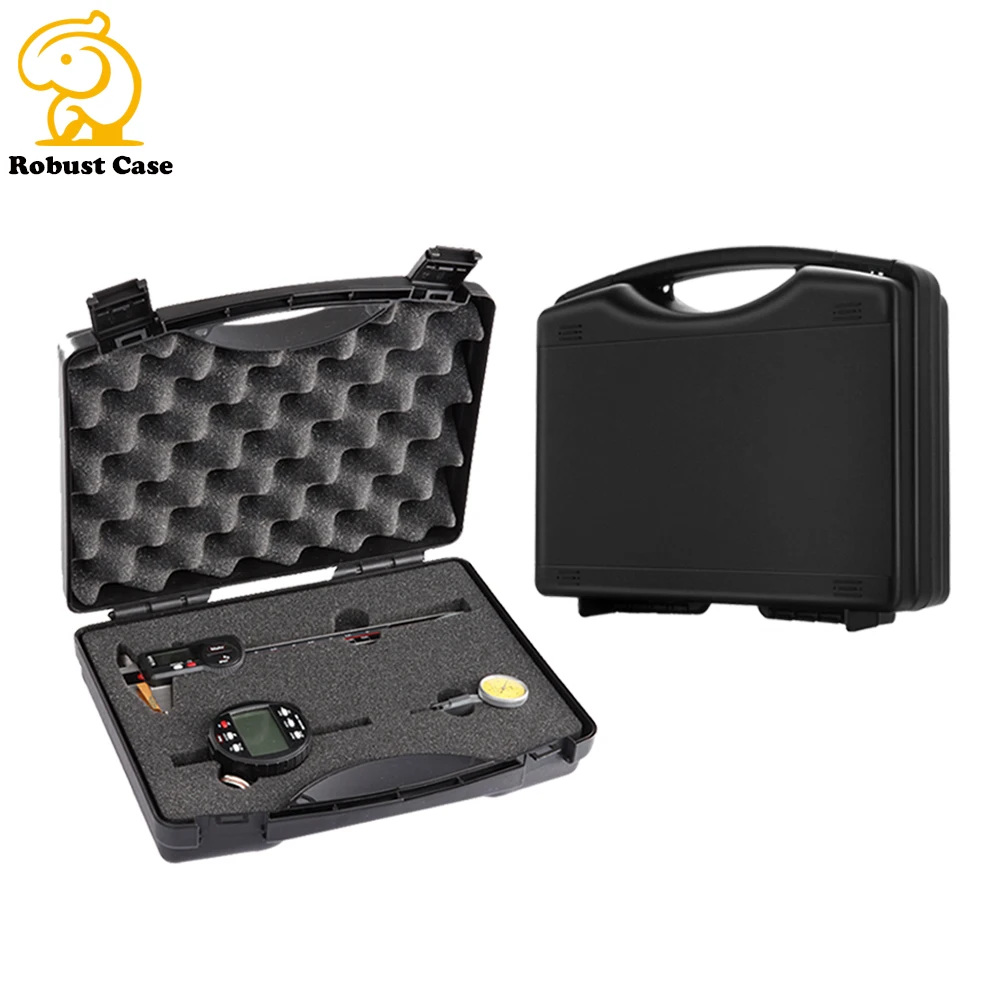 Factory price plastic box pp plastic material box carry tool box with foam