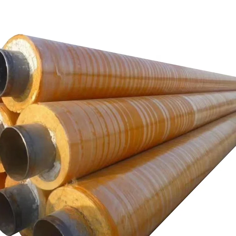Yellow Jacket Thermal Anti-Corrosion Layer Coated Steam Insulation Steel Pipe