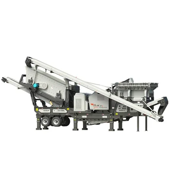 Hot selling mobile rock crushing station plant from China