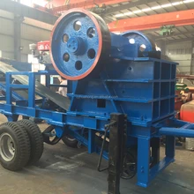 2017 Hot Selling Small Diesel Jaw Crusher for Sale