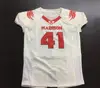 Custom wholesale youth football uniforms red white sublimation soccer jersey