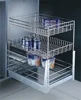 Metal Kitchen Cabinet Pull Out Drawer Multi-functional Organizers / Wire DrawerBasket With Three Tiers( 900.401.400 )