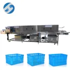 Plastic tubs cleaning washing machine equipment