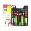 Hot sale 1.5cm 8cm 10cm 15cm plastic fishing float set with light
