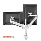 Aluminum Dual Dashboard Mount 2 lcd Led Monitor Bracket For Computer Desk With lcd Monitor Desk Arm