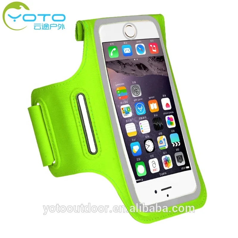 New Waterproof Running Reflective Cell Phone Armband With Case Holder & Key Holder for Fitness Jogging Marathon and Triathlon