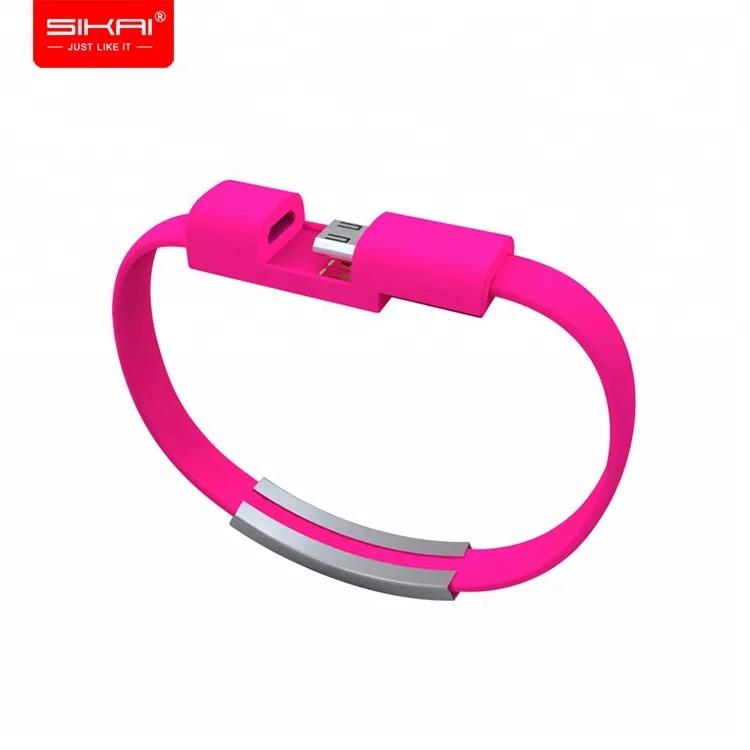 SIKAI New fashion bracelet data cable creative gift usb data line wearable android type-c mobile charging cable, Pink;blue;green;grey;white
SIKAI New fashion bracelet data cable creative gift usb data line wearable android type-c mobile charging cable, Pink;blue;green;grey;white