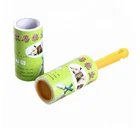 plastic handle Sticky dust lint roller for cleaning dog hair