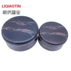 Round tin can large for handmade biscuit packaging, custom wedding feedback candy gift packaging metal tin box