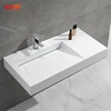 artificial marble stone concrete basin solid surface wash basin