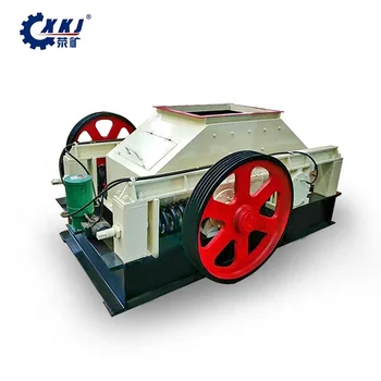 Double roller crusher manufacturer price for sale four toothed small roller coal crusher
