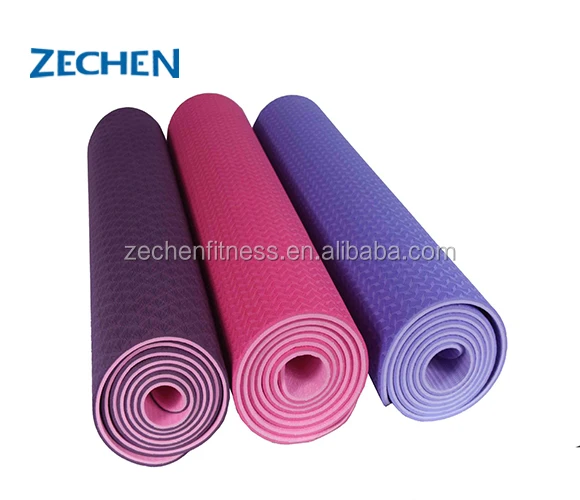 Tpe Yoga Mat Pilates Power Gym Nap Mat Extended Thickening Non