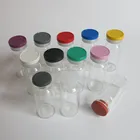 10ml Glass Vial Liquid Medicine Hot 10ML Clear Injection 10CC Bottle With Different Color Flip Off Cap For Steroid 2250
