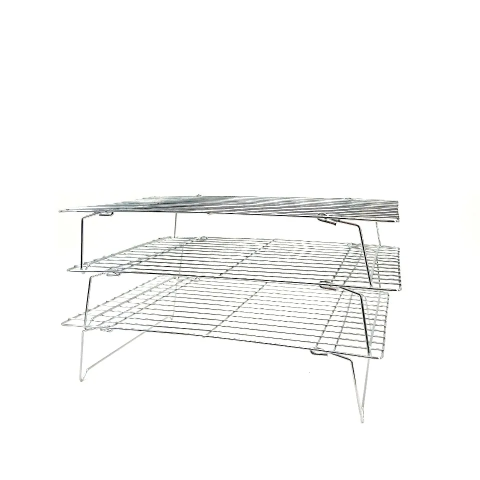 Wholesale 3 Tiers Stackable Stainless Steel Wire Baking Food Cooling Rack,Cake Cooling Rack for Baking, Black
Wholesale 3 Tiers Stackable Stainless Steel Wire Baking Food Cooling Rack,Cake Cooling Rack for Baking, Black