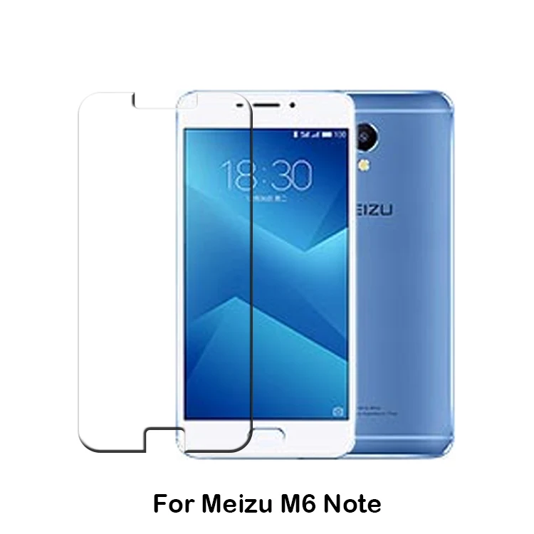 mobile phone lcd tempered glass screen protector film for meizu