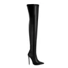 2019 wholesale new fashion pointed toe knee boots high heel ladies boots