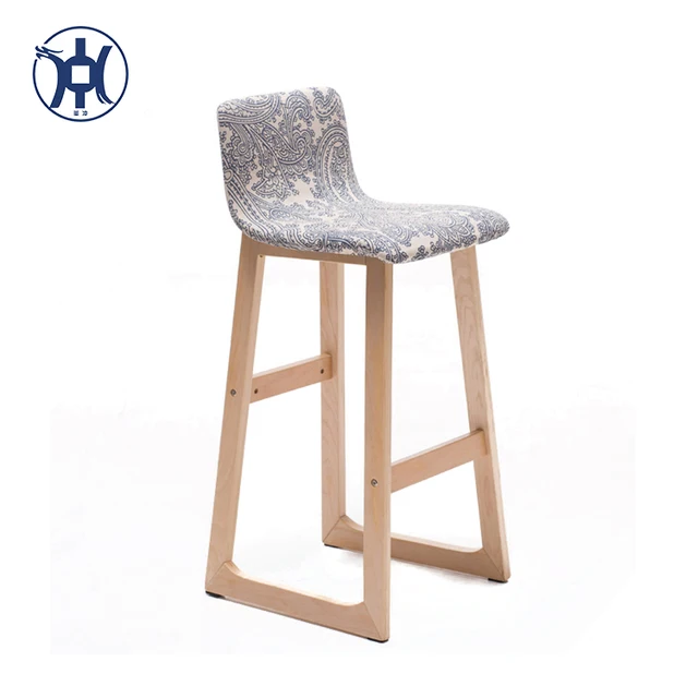 Factory bar stool wooden barstool bar chair with special leg