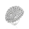 13154 Xuping umbrella engagement finger ring, eight heart eight arrow Synthetic CZ best quality stone ring