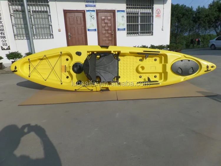 New Designed 12ft Single Cheap Wholesale Fishing Kayak With Comfortable