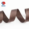 Factory Wholesale coffee colour strip flat woven Edging polyester webbing for bag shoulder straps and car seat