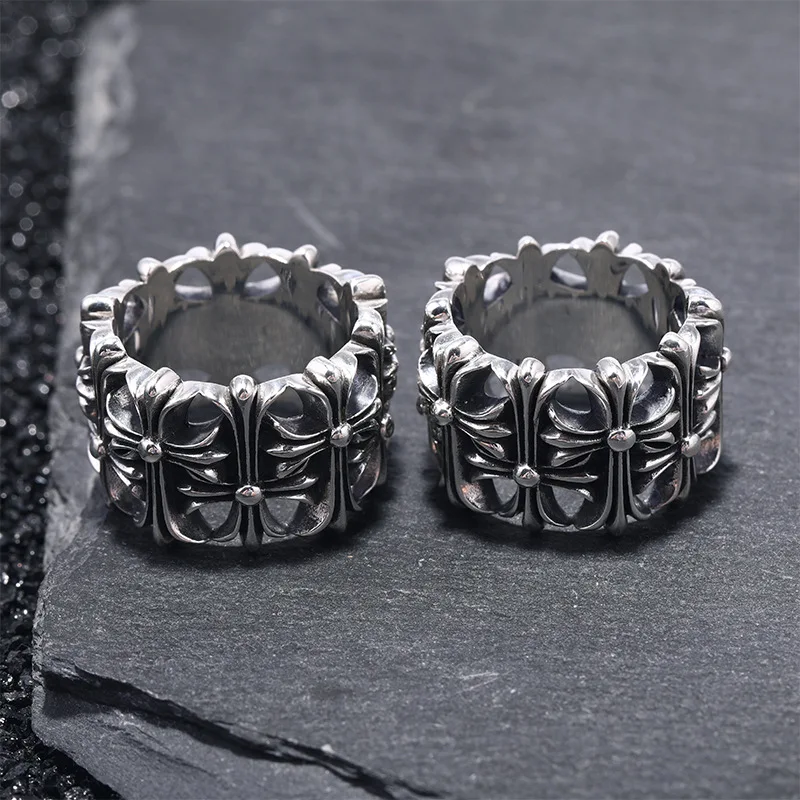 2019 new ring 925 silver European and American retro decoration chrome punk style heart wholesale
2019 new ring 925 silver European and American retro decoration chrome punk style heart wholesale
