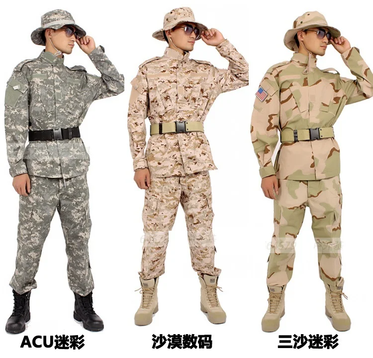 Wholesale Army Men Black Military Camouflage Uniform Custom Camouflage