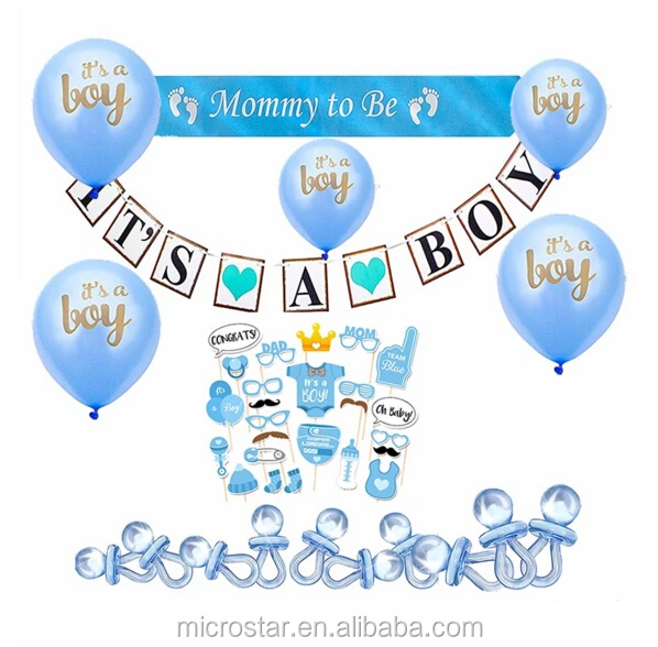 all in one best gift babyshower favors balloon banner sash