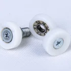 Smooth sliding plastic nylon ball bearing drawer wheel rollers