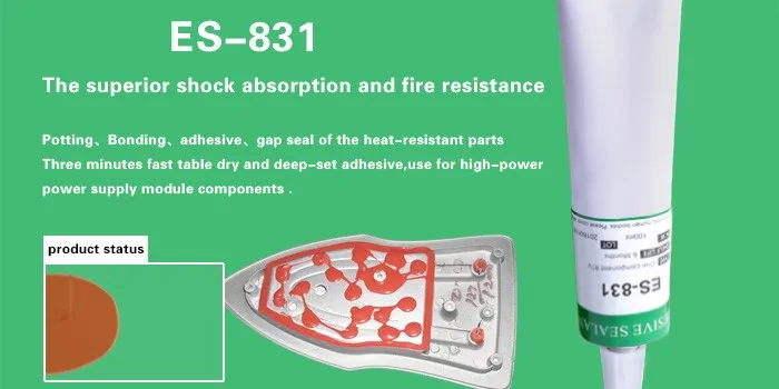 High Temperature Resistant Electronics Usage Silicone Rubber Adhesive Glue