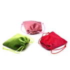 Wenzhou Maofar Pink Gift Flannel Packing Jewelry Small Pouch Bag