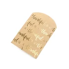 Pharmacy Packaging Pouch Khaki Kraft Paper Stand Up Bag