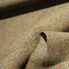 check tartan woolen fabric for women coat wool blend plaid fabric