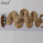 Top Grade 100% Unprocessed Indian Tangle Free Body Wave U Tip Keratin Prebonded Human Hair Extension