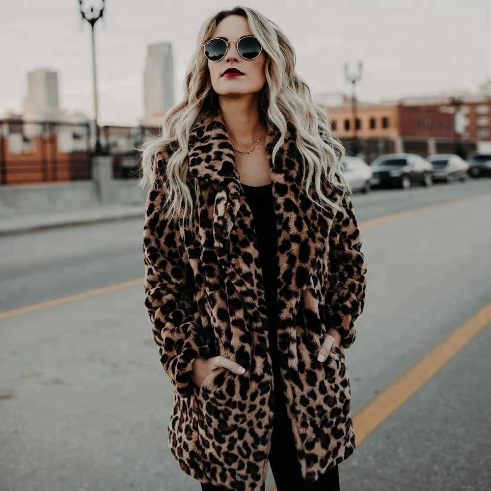 Faux Fur coat for Women Coat Winter Warm Fashion Leopard artificial fur Women's Coats Jacket, Leop[ard
Faux Fur coat for Women Coat Winter Warm Fashion Leopard artificial fur Women's Coats Jacket, Leop[ard