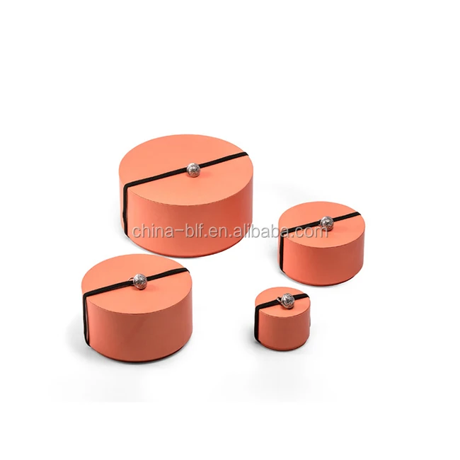 round jewelry makeup cardboard gift box jewellery gift box with