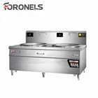 Hotel Restaurant Free Standing Stainless Steel Kitchen Equipment 2 burner Commercial Cooking Range