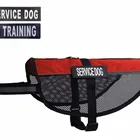 Mesh Reflective Service Dog Harness Cool Comfort Vest with Removable "SERVICE DOG" or "IN TRAINING" Patches