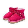 YY10134S Wholesale rivet decoration kids outdoor snow boots girls ankle snow boots