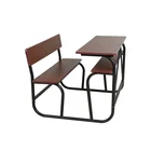 Hot-selling Double Steel Wood High Quality Adjustable Computer Lab Furniture Modern Durable School Desk And Chair