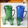 promotional plastic cold water tea kettle pot and cup gift set
