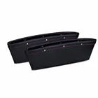 Auto Car Back Seat Side Door Gap Filler Box Organizer With Durable PU Leather