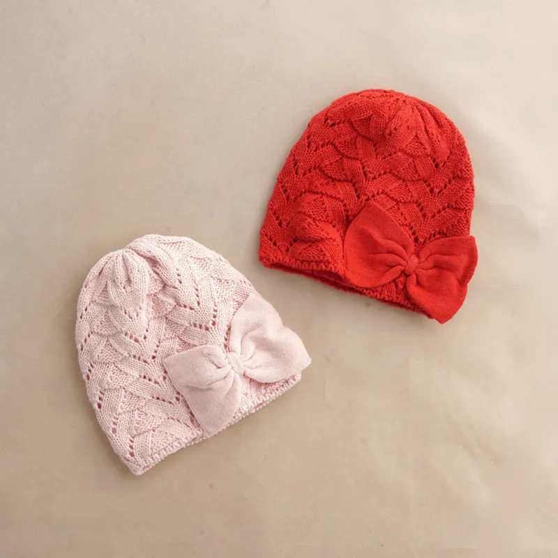 Детские вязаные шапочки для новорожденных Симпатичные вязаные детские шапочки