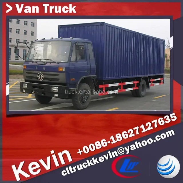 heavy duty cargo box truck goods van