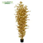 ASG 6' ARTIFICIAL GOLD LEAF BAMBOO TREE FOR THEME PARK