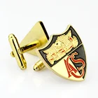 Suit Shirts Enamel Cufflinks Custom Logo Blank Metal Men Cuff Links