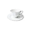 Cheap plain white color porcelain coffee and tea cups mugs and saucers dishes set for hotel and restaurant