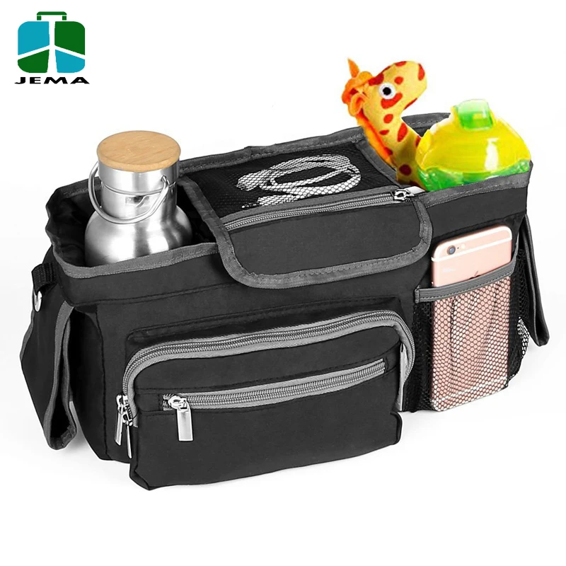Anti-Slip Safety Universal Fitting Buckle Design Baby Double Stroller Organizer With Shoulder Strap, Black or custom color
Anti-Slip Safety Universal Fitting Buckle Design Baby Double Stroller Organizer With Shoulder Strap, Black or custom color