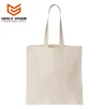 Customized size promotional shopping tote bag cotton canvas